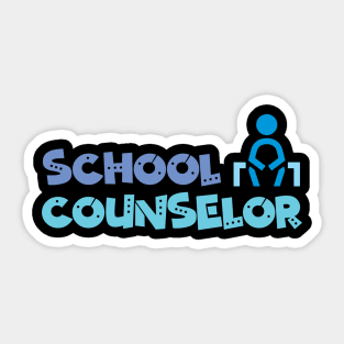 funny school counselor Sticker